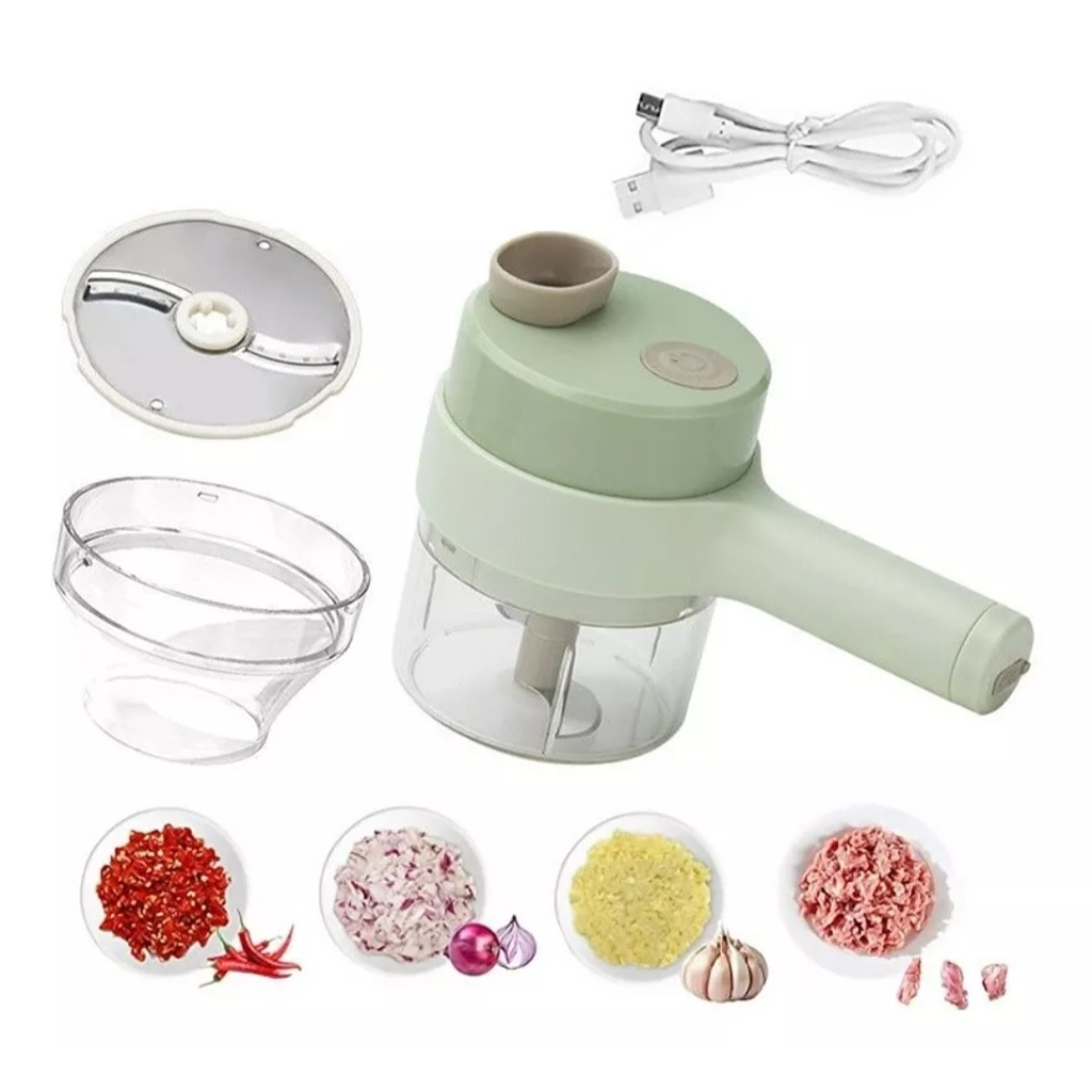 Cortador Eléctrico de Verduras – ¡Cocina Más Fácil y Rápido!