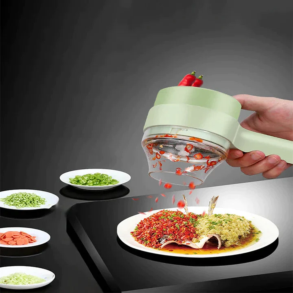 Cortador Eléctrico de Verduras – ¡Cocina Más Fácil y Rápido!