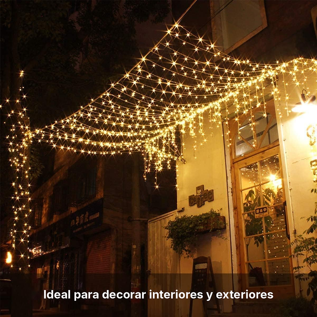 Luces de Cortina LED 3 × 2 Metros – Iluminación Decorativa