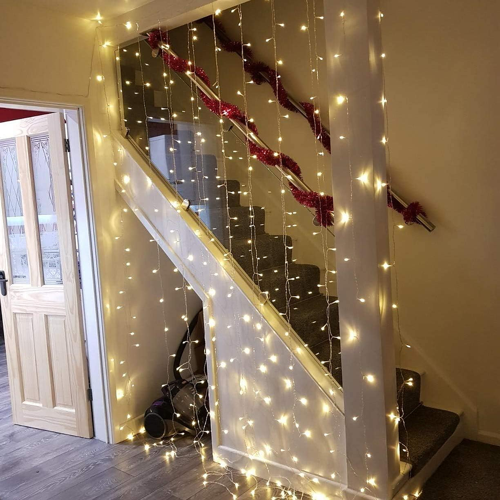 Luces de Cortina LED 3 × 2 Metros – Iluminación Decorativa