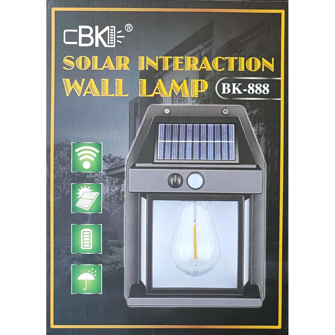 Farol Solar de Pared con Sensor – Ilumina tus Exteriores