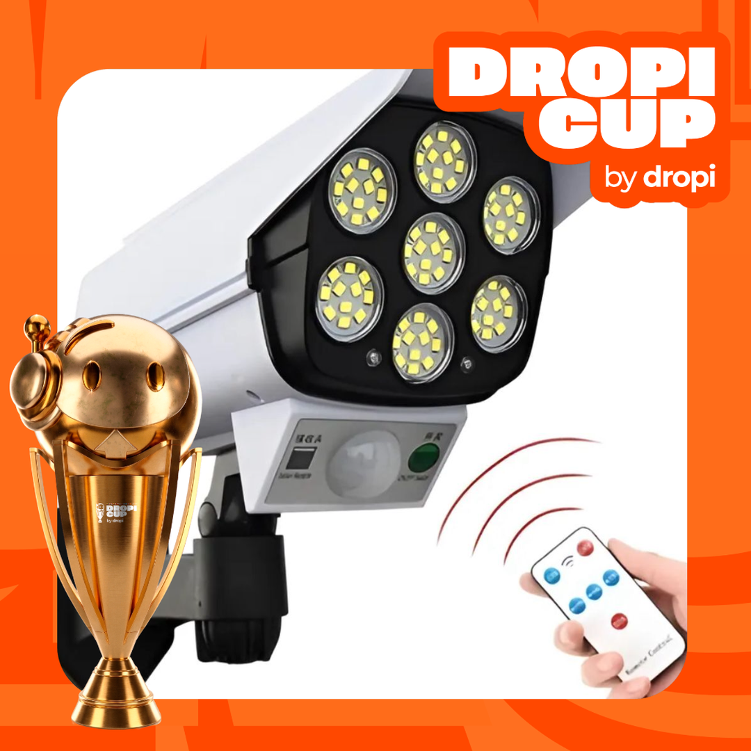 Foco Solar LED Tipo Cámara – Seguridad e Iluminación