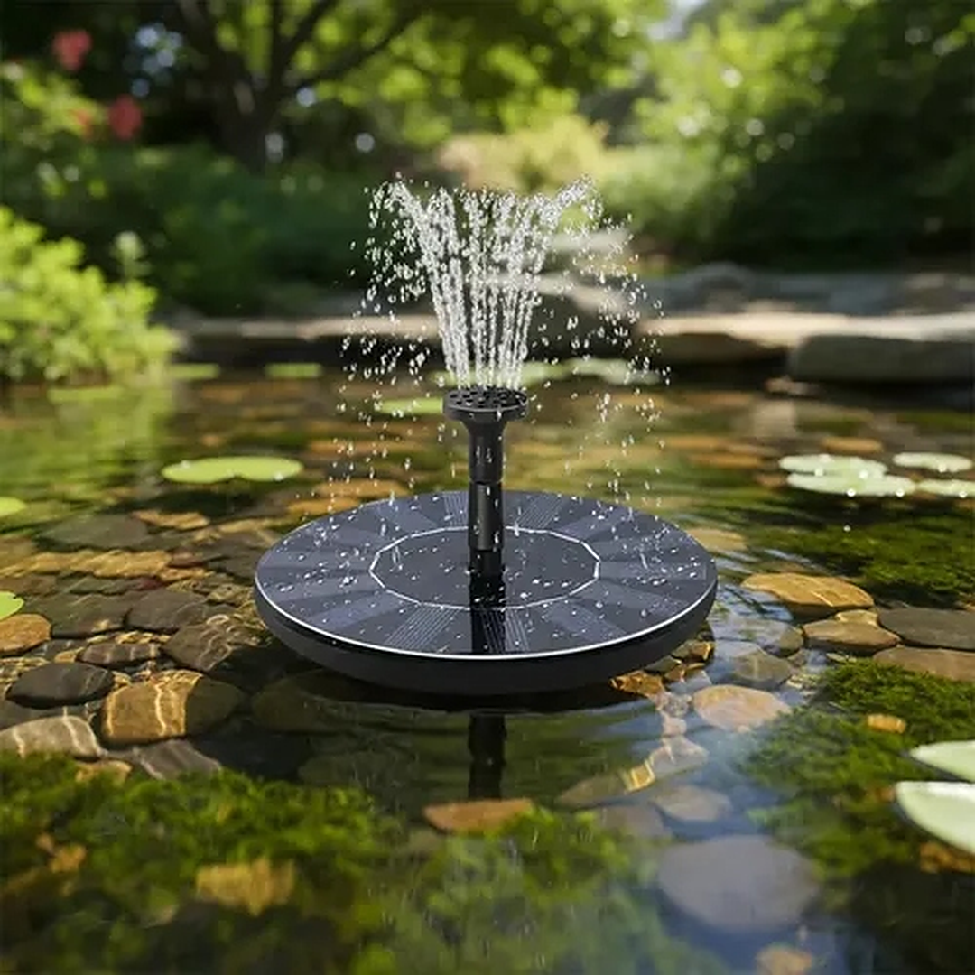 Fuente de Agua Solar Flotante para Piscinas, Estanques y Jardines