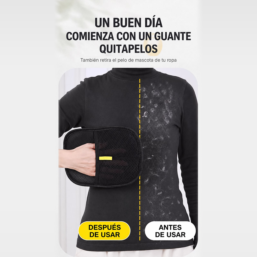 Guante Quitapelos para Perros y Gatos – ¡Chao Pelos!