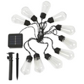 Guirnalda Solar de 10 m con 10 Ampolletas LED
