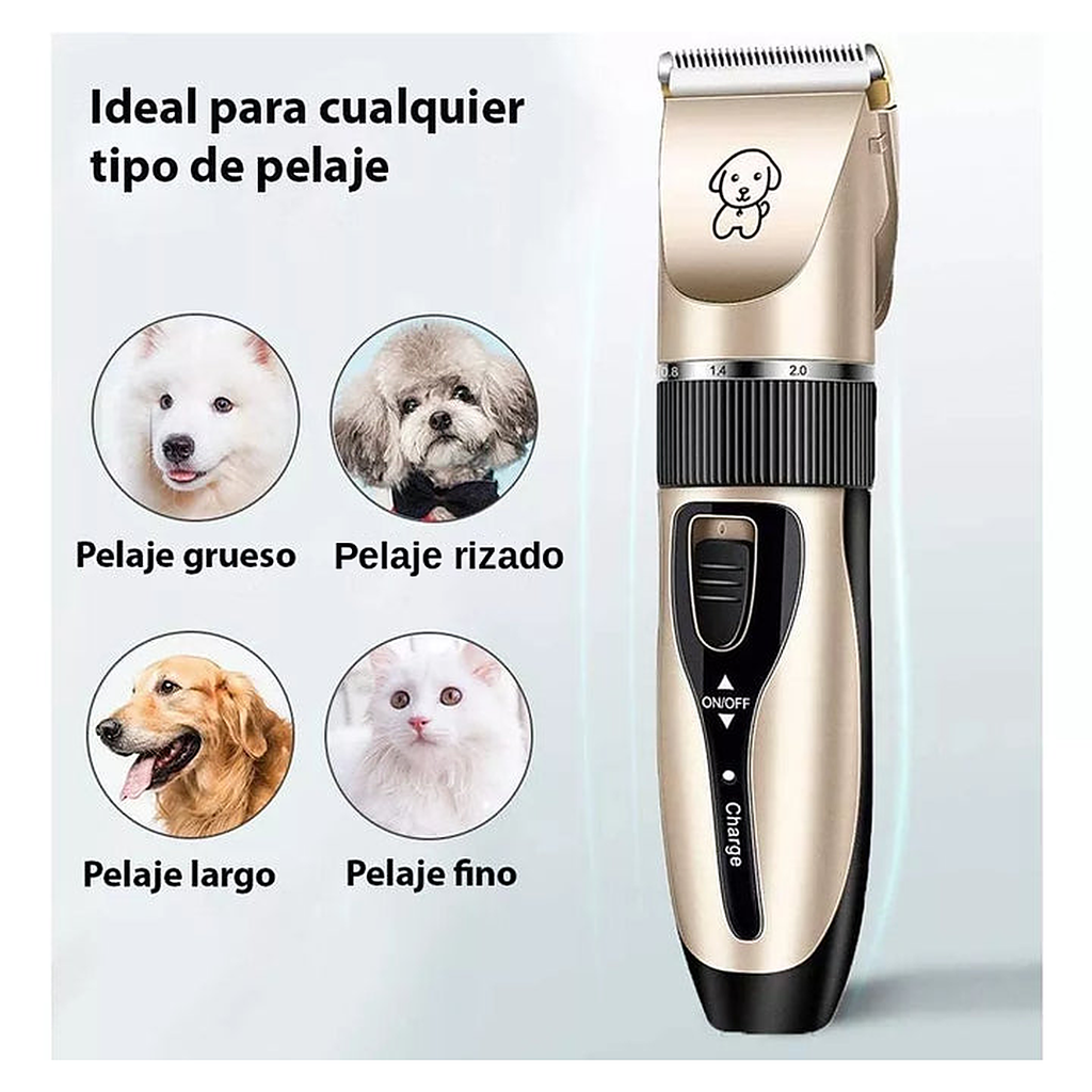 Máquina Cortadora de Pelo para Perros y Gatos – Kit de Peluquería Recargable