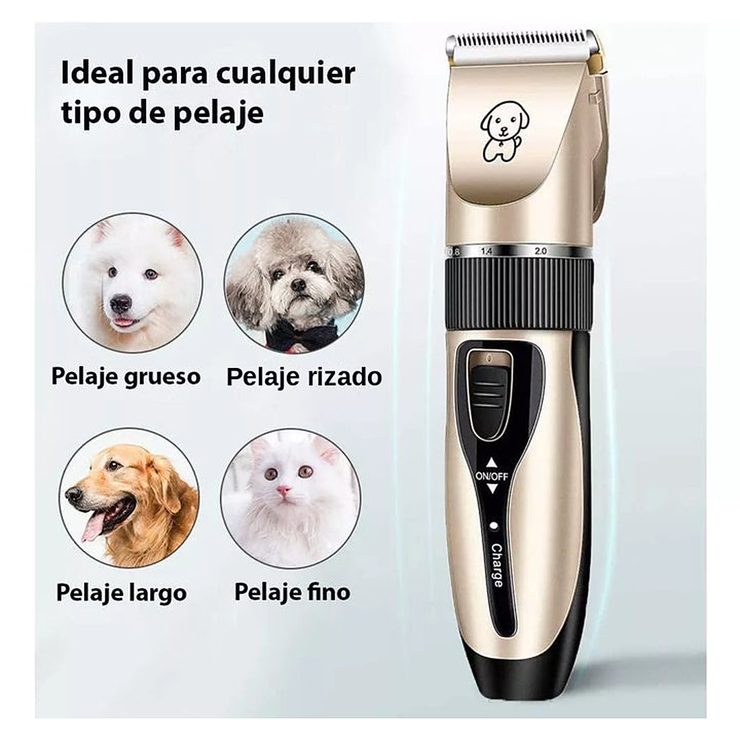 Máquina Cortadora de Pelo para Perros y Gatos – Kit de Peluquería Recargable