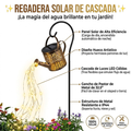 Regadera Solar Decorativa LED con Efecto Cascada – Iluminación para Jardín